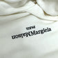 Maison Margiela 22AW ロゴ フーディ アパレル パーカー コットン メンズ ホワイト - brandshop-reference