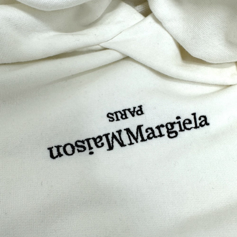 Maison Margiela 22AW ロゴ フーディ アパレル パーカー コットン メンズ ホワイト - brandshop-reference