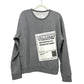 Maison Margiela S50GU0064 STEREOTYPE Crewneck Sweatshirt Stereotype Sweat Apparel 18AW trainer cotton gray Used