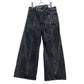 Maison Margiela cut out Wide-leg pants apparel Denim pants cotton Black Used