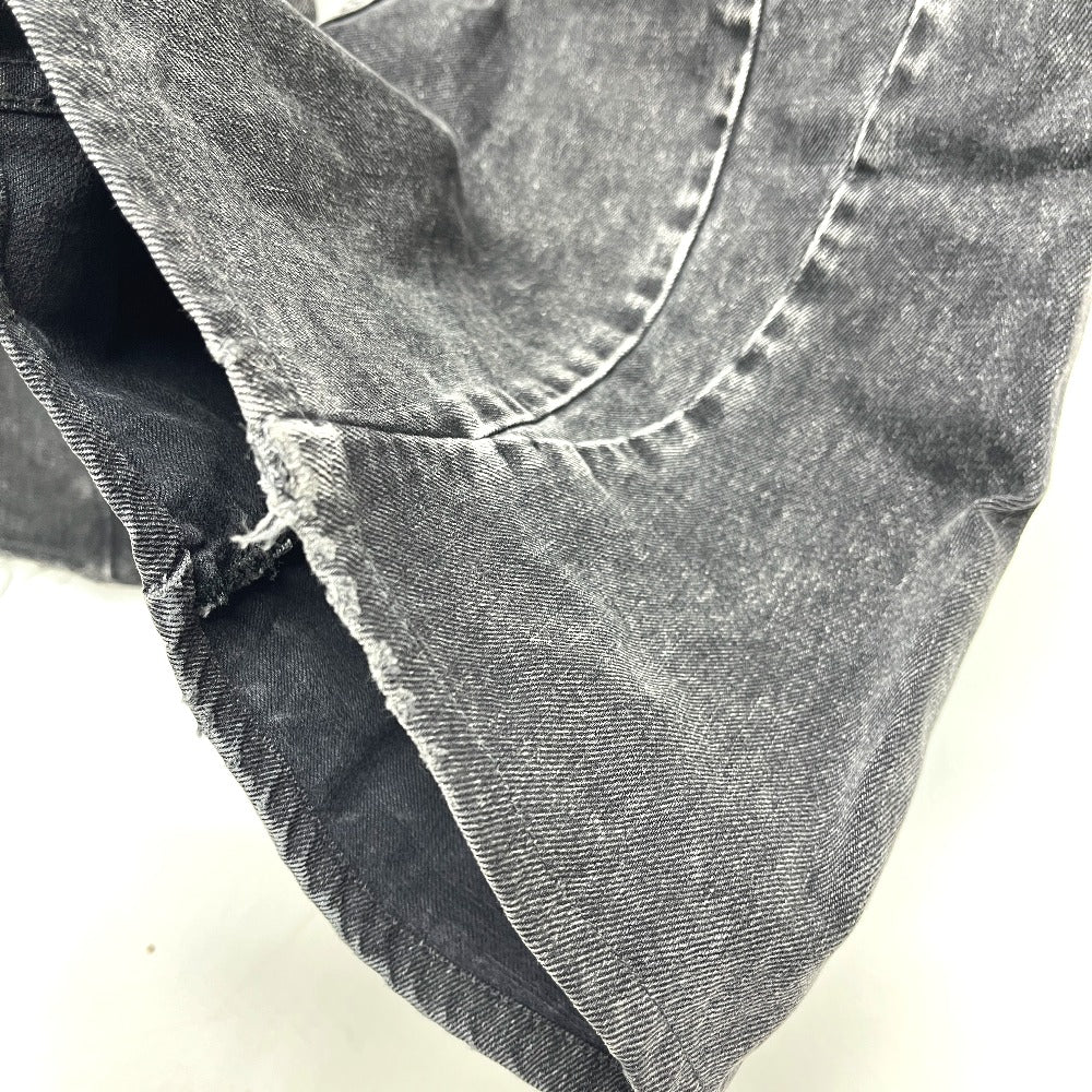 Maison Margiela cut out Wide-leg pants apparel Denim pants cotton Black Used