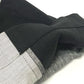 mikomori C0015 A1LR01 Apparel Patchwork Off-the-Shoulder Short Sleeve Flared Dress, Women's, Gray x Black