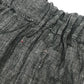 mikomori C0015 A1LR01 Apparel Patchwork Off-the-Shoulder Short Sleeve Flared Dress, Women's, Gray x Black