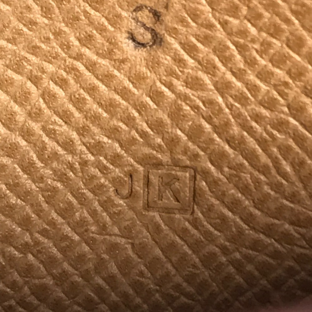 HERMES ベアン Hロゴ フラップ 小銭入れ 財布 コインケース エプソン ユニセックス ベージュ ベージュ