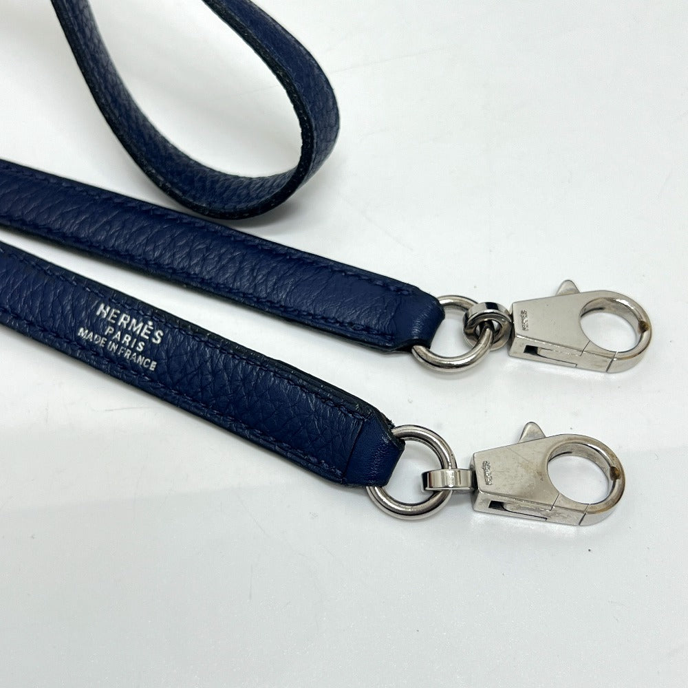 HERMES ケリー32 内縫い カバン 2WAY ハンドバッグ トリヨンクレマンス レディース ブルー