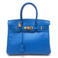 HERMES Birkin30 Birkin 30 GoldHardware Bag Hand Bag Epsom Blue Hydra (estimated) blue Used