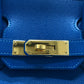 HERMES Birkin30 Birkin 30 GoldHardware Bag Hand Bag Epsom Blue Hydra (estimated) blue Used