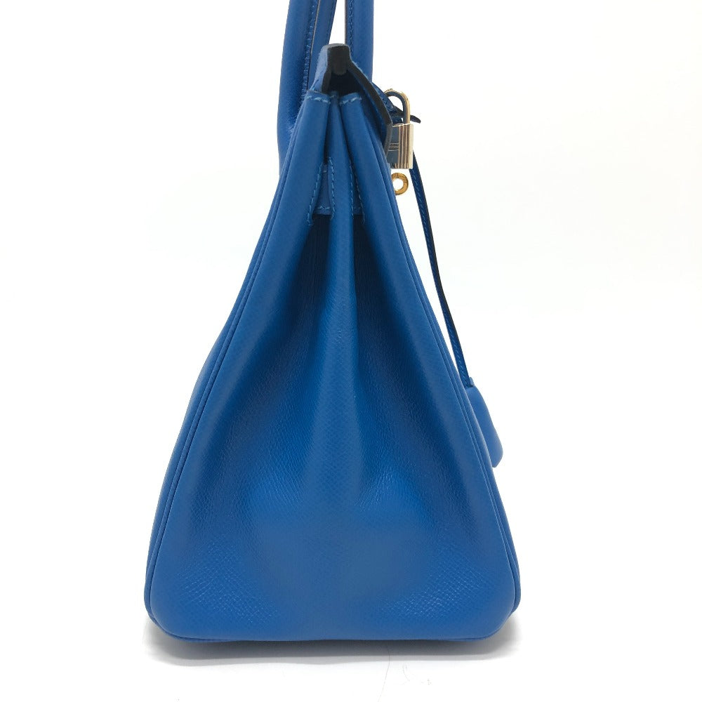 HERMES Birkin30 Birkin 30 GoldHardware Bag Hand Bag Epsom Blue Hydra (estimated) blue Used