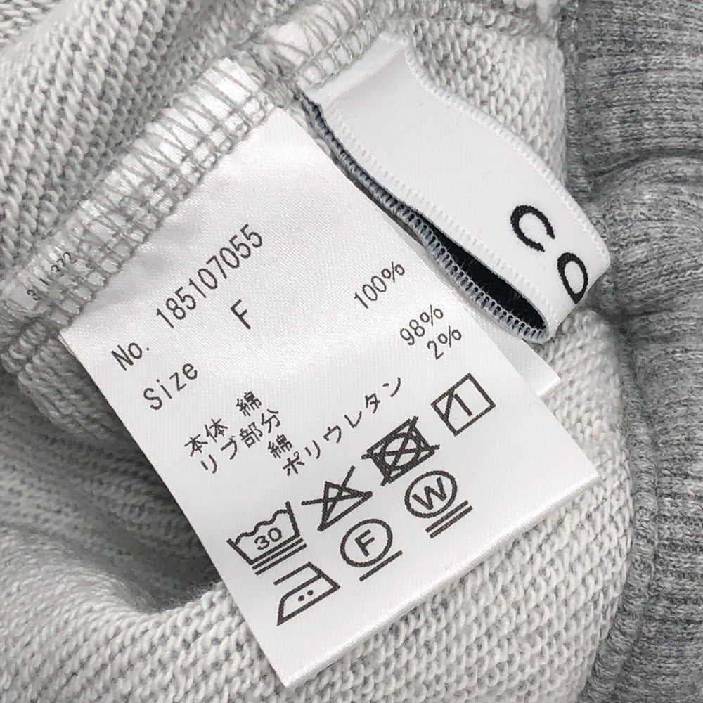COEL 185107055 ダメージスウェットパンツ アパレル ボトムス ベルベットリボン ワイドパンツ パンツ コットン レディース グレー