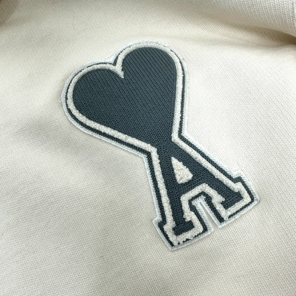 Ami Paris ハート ロゴ プルオーバー アパレル パーカー コットン メンズ ホワイト - brandshop-reference