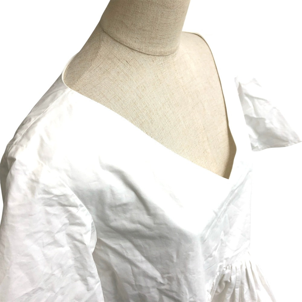 Merlette コットンティアード ロングスリーブ ワンピース コットン レディース ホワイト - brandshop-reference