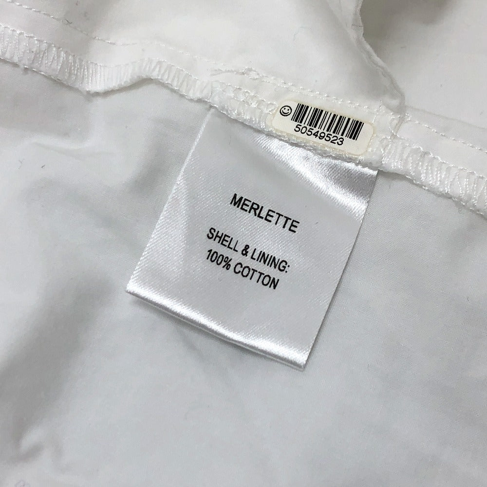 Merlette コットンティアード ロングスリーブ ワンピース コットン レディース ホワイト - brandshop-reference