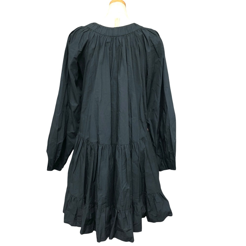 Merlette NYC 175N65PO Merlette 長袖 ワンピース コットン レディース ブラック - brandshop-reference