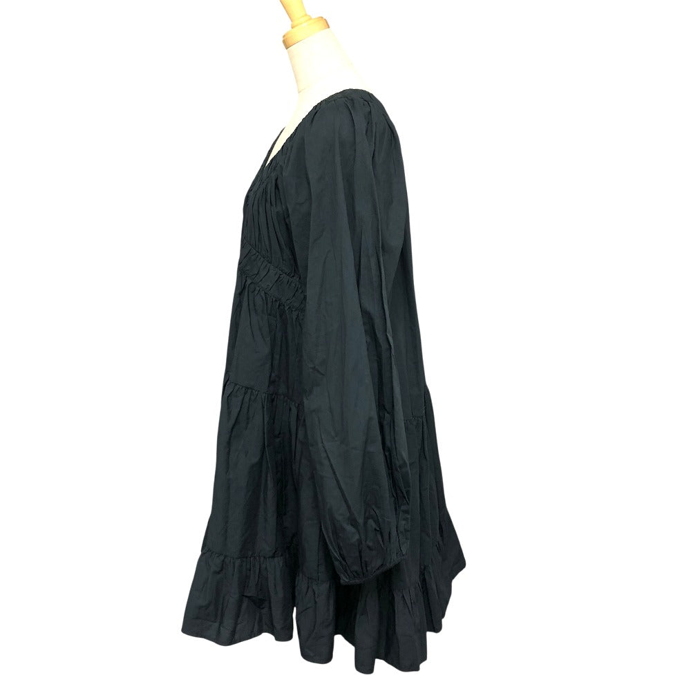 Merlette NYC 175N65PO Merlette 長袖 ワンピース コットン レディース ブラック - brandshop-reference