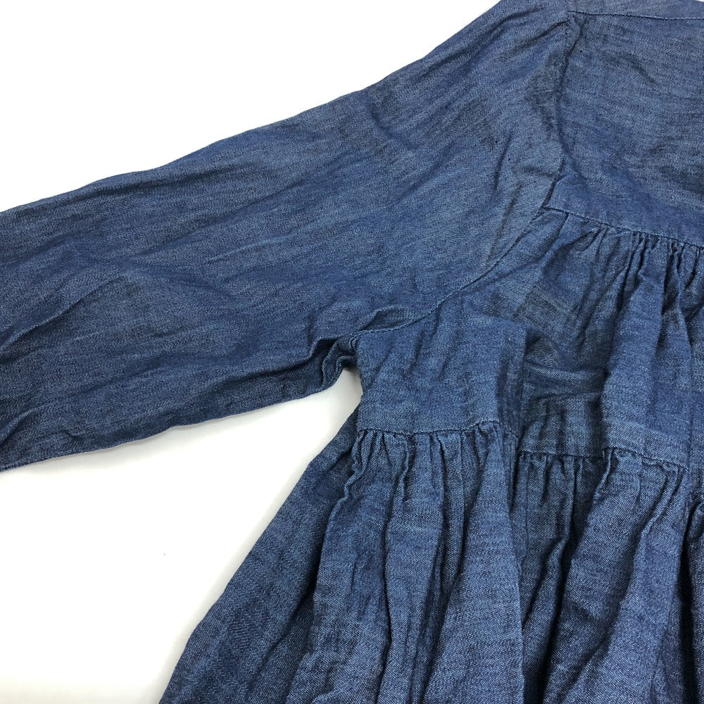 Merlette NYC 4010300290 ロンハーマンコラボ ソリマン アパレル デニム 長袖 ワンピース コットン レディース ブルー