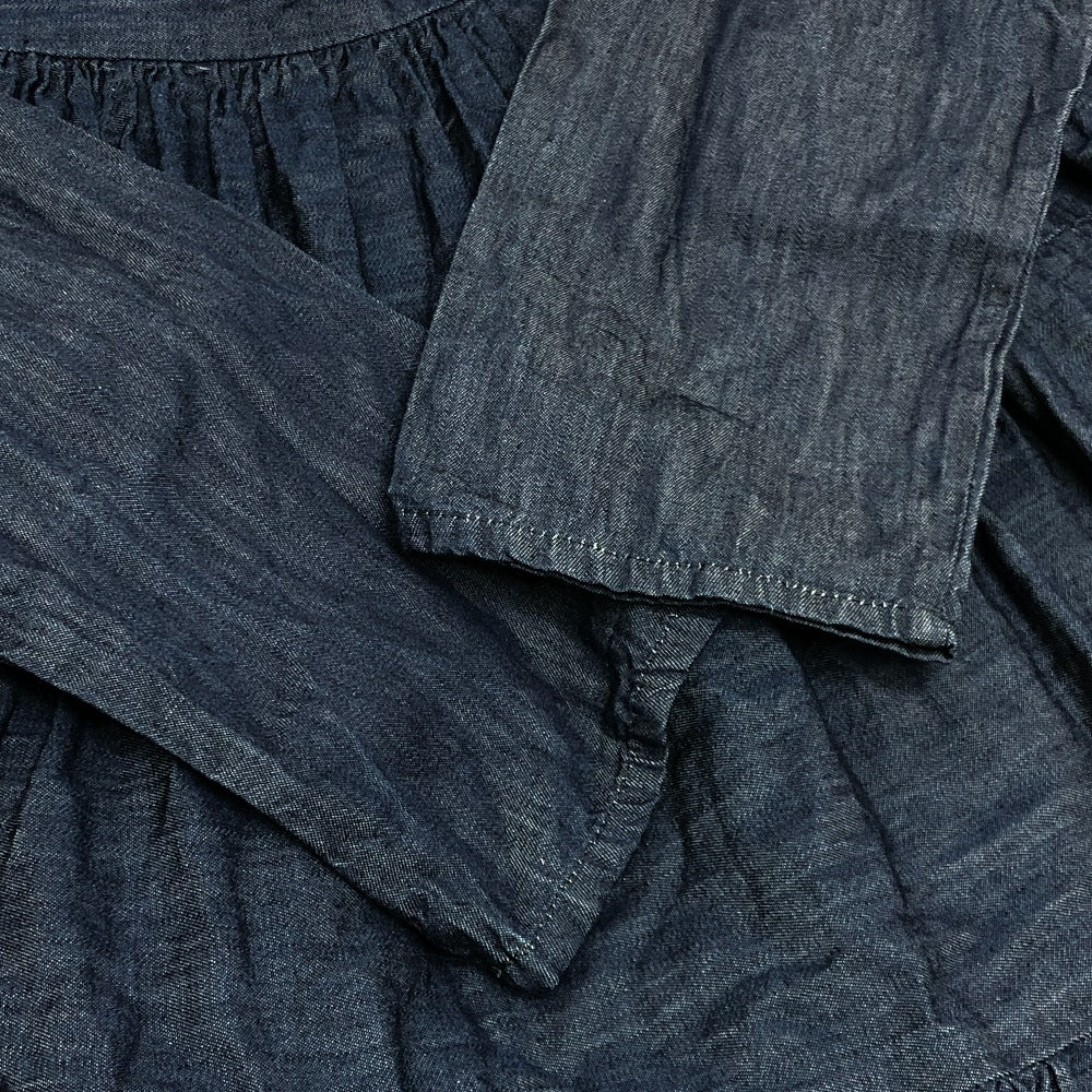 Merlette NYC 4010300290 ロンハーマンコラボ ソリマン アパレル デニム 長袖 ワンピース コットン レディース ブルー