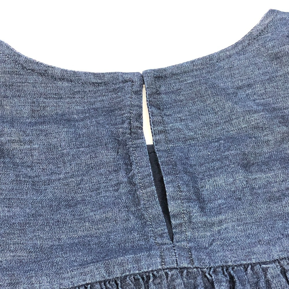 Merlette NYC 4010300290 ロンハーマンコラボ ソリマン アパレル デニム 長袖 ワンピース コットン レディース ブルー