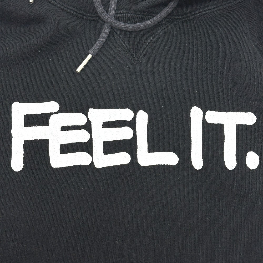 Sacai 21-0305S ロゴ アパレル 服 フーディ プルオーバー トップス スウェット パーカー コットン レディース ブラック