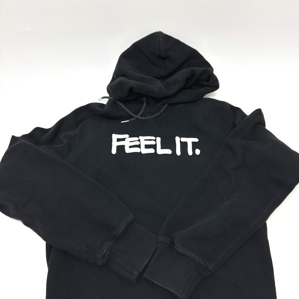 Sacai 21-0305S ロゴ アパレル 服 フーディ プルオーバー トップス スウェット パーカー コットン レディース ブラック