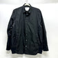 Sacai 24-03326M Spring/Summer 2024 Cotton Oxford Nylon Twill Shirt, Men's Long Sleeve Shirt, Black
