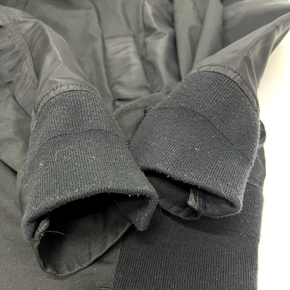 Sacai 24-03326M Spring/Summer 2024 Cotton Oxford Nylon Twill Shirt, Men's Long Sleeve Shirt, Black