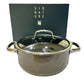 WMF W0514675290 Fusiontec Mineral Raw Casserole 24cm double-handled pot kitchenware Stainless Steel DR Dark Plus/Silver Used