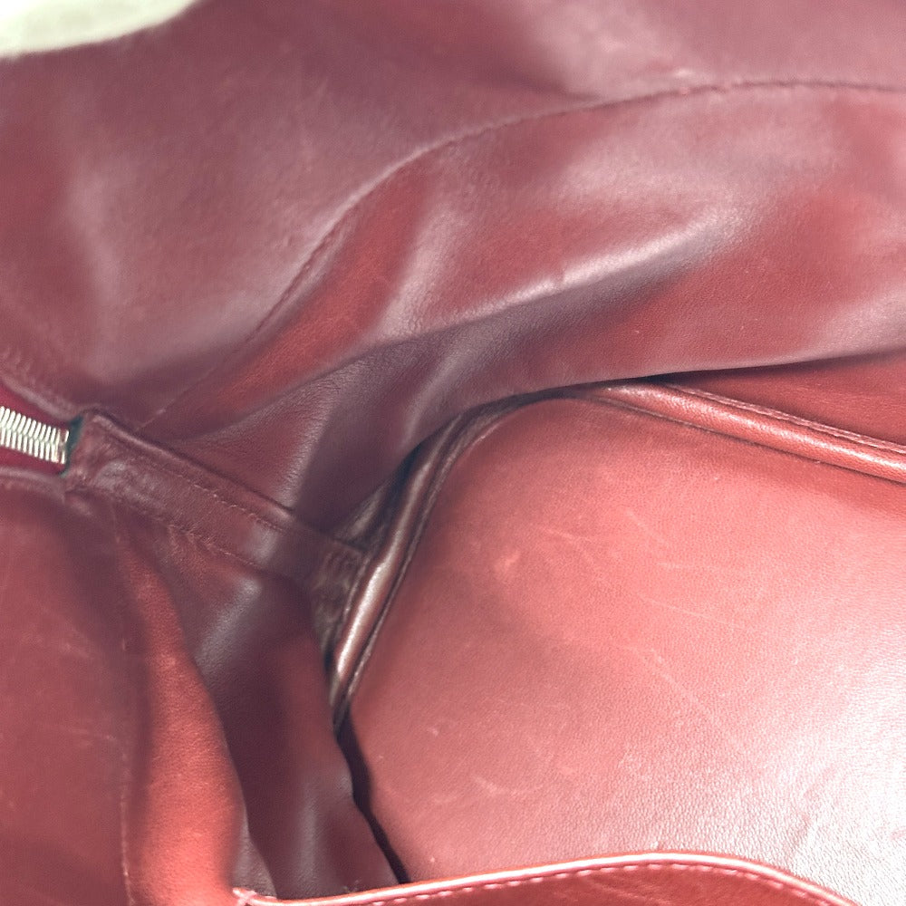 HERMES Bolide35 2WAY Hand Bag Taurillon Clemence Rouge Ash SVHardware Red Used
