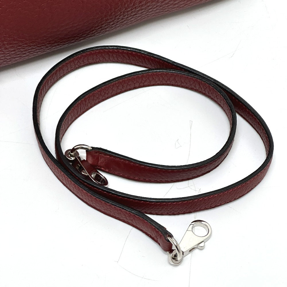 HERMES ボリード35 2WAY ハンドバッグ トリヨンクレマンス レディース ルージュアッシュ SV金具 レッド