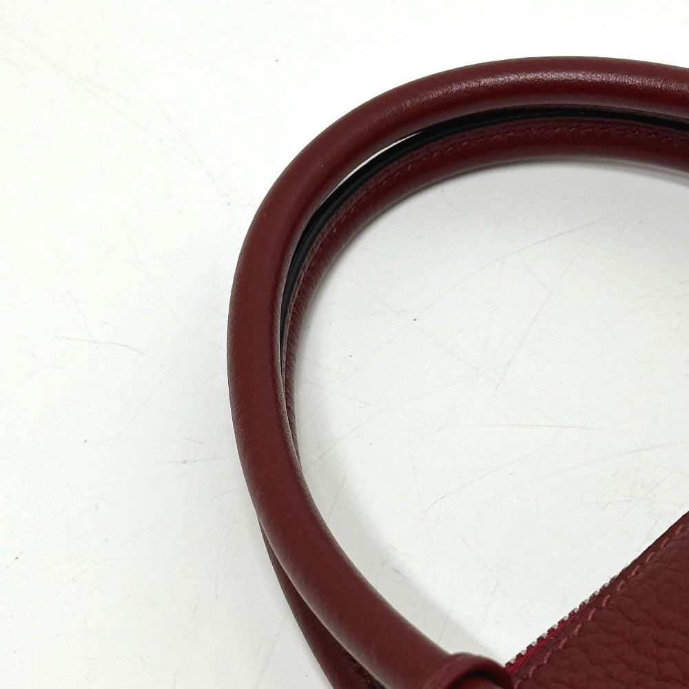 HERMES ボリード35 2WAY ハンドバッグ トリヨンクレマンス レディース ルージュアッシュ SV金具 レッド