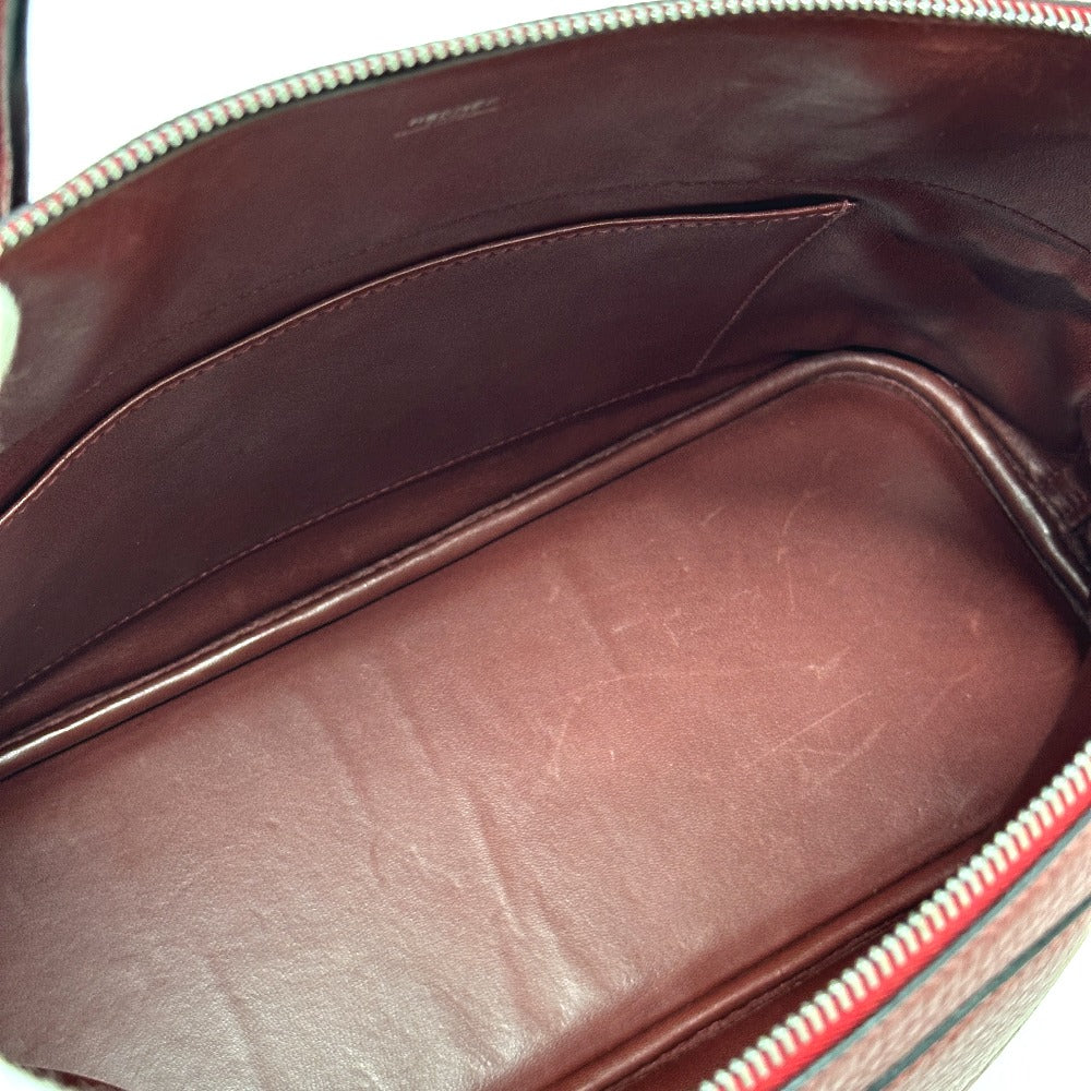 HERMES ボリード35 2WAY ハンドバッグ トリヨンクレマンス レディース ルージュアッシュ SV金具 レッド