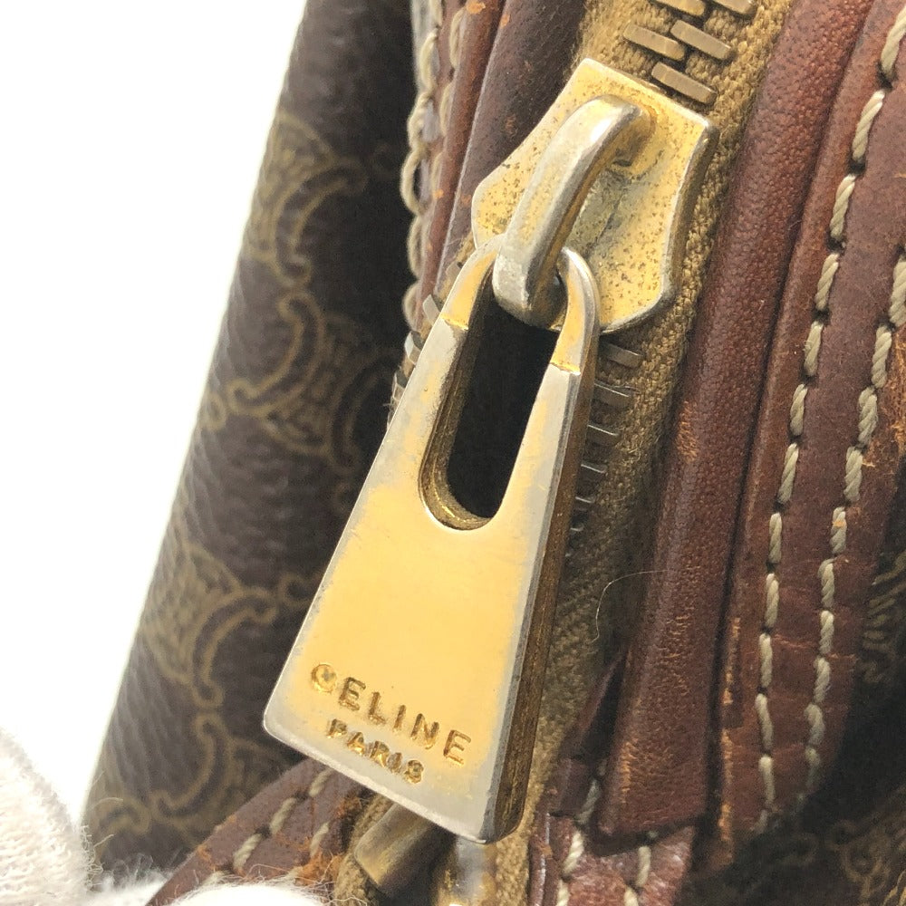 CELINE ヴィンテージ マカダム 化粧ポーチ メイクポーチ  ポーチ キャンバス レディース