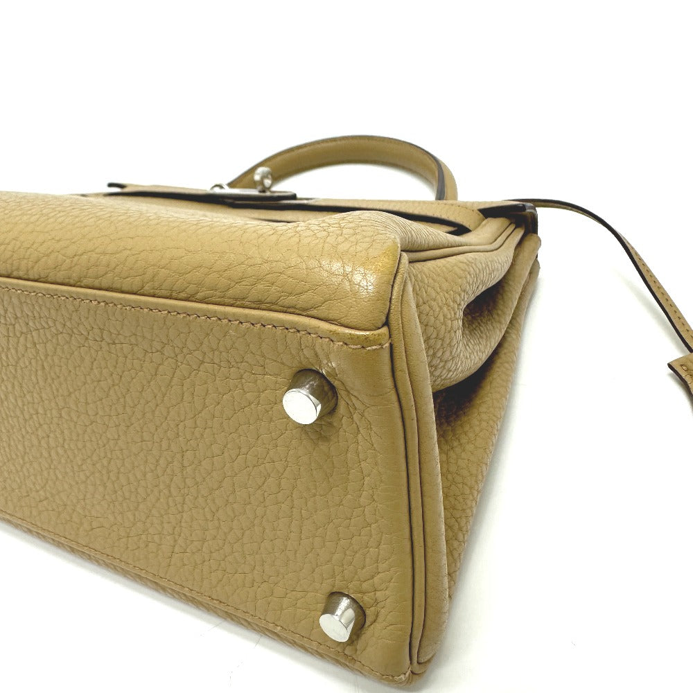HERMES ケリー28 2WAYバッグ ショルダーバッグ カバン ハンドバッグ トゴ レディース ライトベージュ系 ベージュ - brandshop-reference