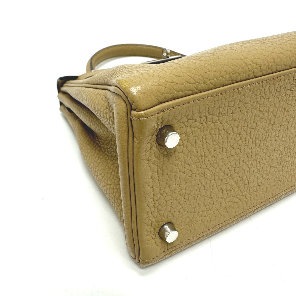 HERMES ケリー28 2WAYバッグ ショルダーバッグ カバン ハンドバッグ トゴ レディース ライトベージュ系 ベージュ - brandshop-reference