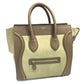 CELINE 165213 Mini Shopper Luggage Tote Bag/Handbag in Beige Leather
