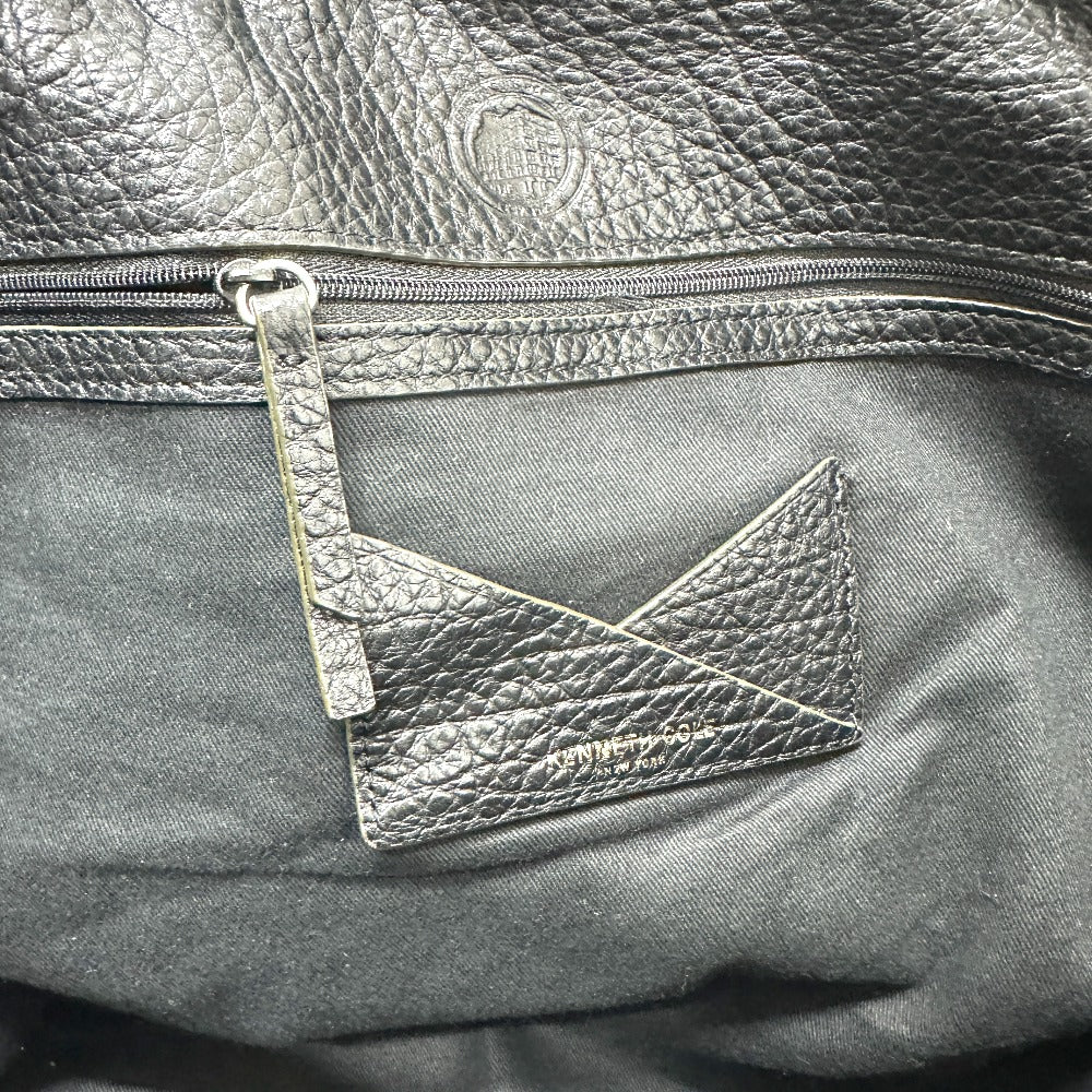 Kenneth Cole Shoulder Bag, Crossbody Bag, Tote Bag, Leather, Men's, Black
