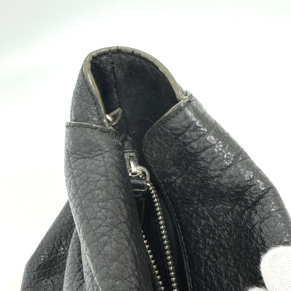 Kenneth Cole Shoulder Bag, Crossbody Bag, Tote Bag, Leather, Men's, Black