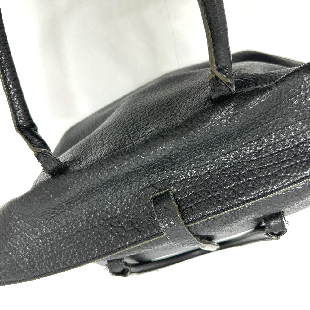 Kenneth Cole Shoulder Bag, Crossbody Bag, Tote Bag, Leather, Men's, Black
