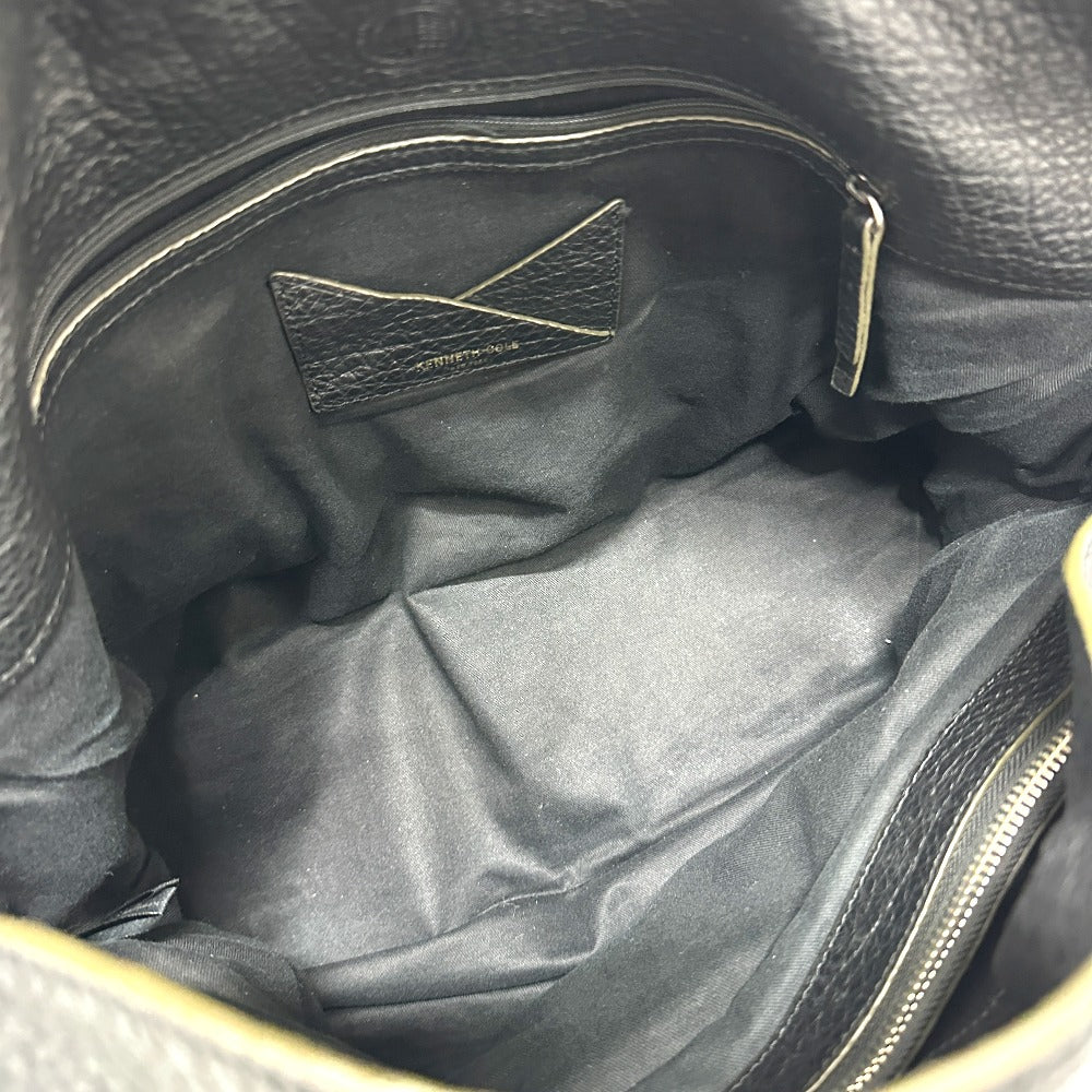 Kenneth Cole Shoulder Bag, Crossbody Bag, Tote Bag, Leather, Men's, Black