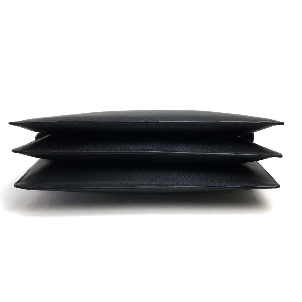 CELINE 肩掛けバッグ ロゴ金具 ダイヤモンドクラッチ カバン ショルダーバッグ クラッチバッグ スエード/レザー レディース グレーｘブラック