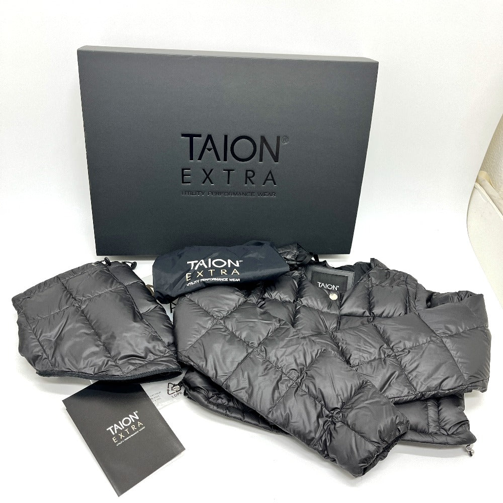 TAION EX-W042A Tion Extra Bolero Down Set TYPE2 POPUP Apparel Outerwear Down Down jacket Nylon Black Used