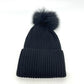 TAION Tion Extra Plate logo Hat apparel accessories Knit hat wool Black Used