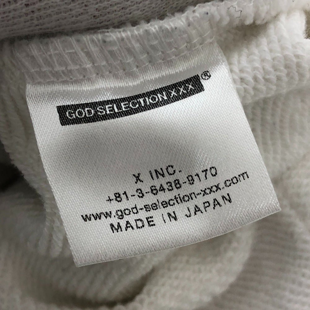 GOD SELECTION XXX ボックスロゴ パーカー 長袖 パーカー コットン メンズ ホワイト - brandshop-reference