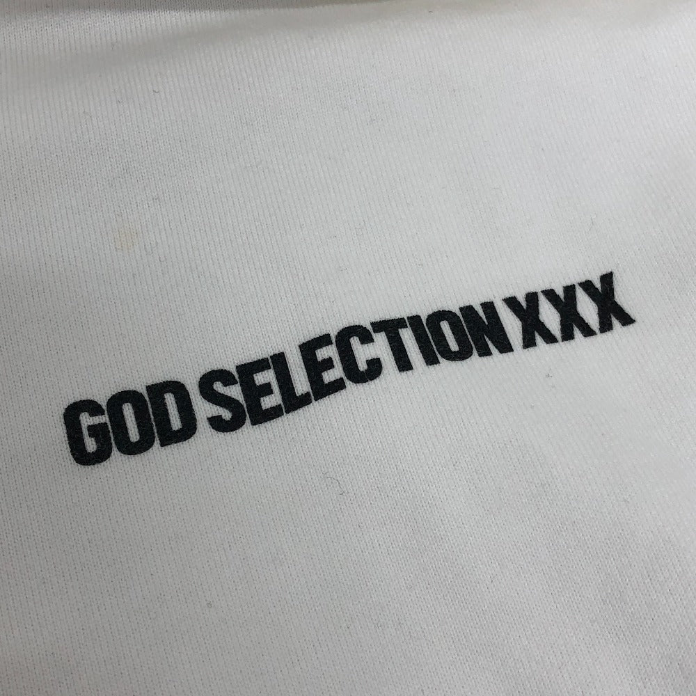 GOD SELECTION XXX ボックスロゴ パーカー 長袖 パーカー コットン メンズ ホワイト - brandshop-reference