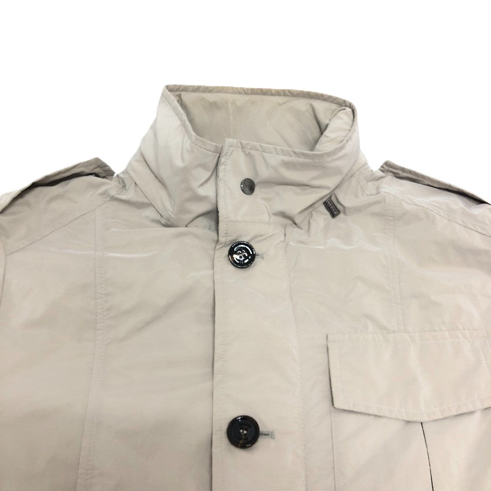MooRER ジップアップ ジャケット 上着 ジャケット ナイロン メンズ グレーベージュ グレー - brandshop-reference