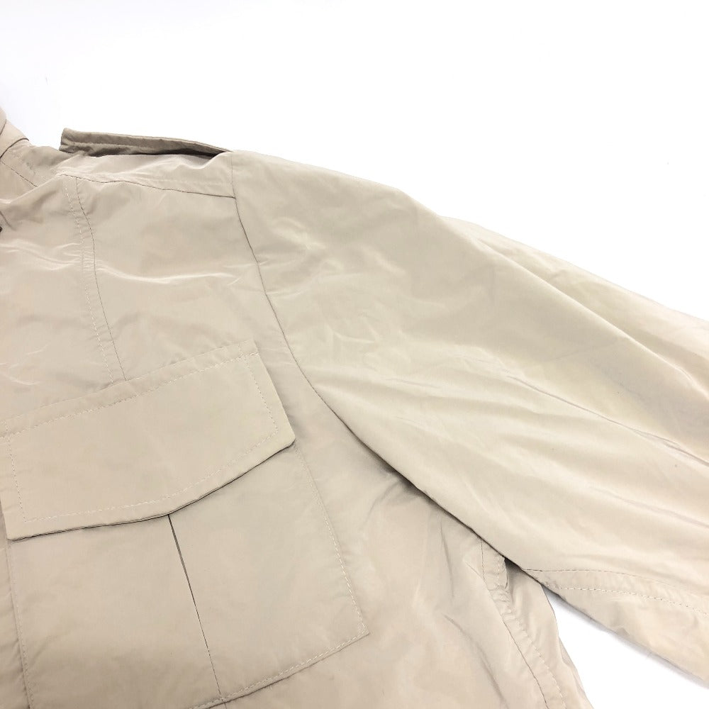 MooRER ジップアップ ジャケット 上着 ジャケット ナイロン メンズ グレーベージュ グレー - brandshop-reference