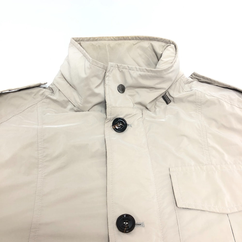 MooRER ジップアップ ジャケット 上着 ジャケット ナイロン メンズ グレーベージュ グレー - brandshop-reference