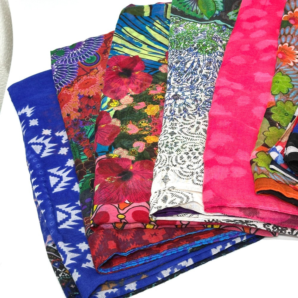 Desigual ストール ショール 17点セット アクセサリー マフラー ストール ポリエステル レディース マルチカラー - brandshop-reference