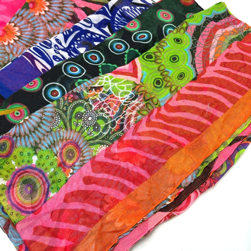 Desigual ストール ショール 17点セット アクセサリー マフラー ストール ポリエステル レディース マルチカラー - brandshop-reference