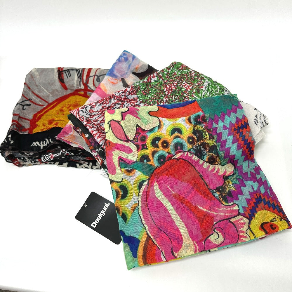 Desigual ストール ショール 17点セット アクセサリー マフラー ストール ポリエステル レディース マルチカラー - brandshop-reference
