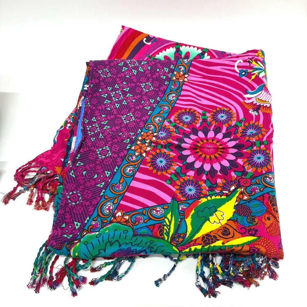 Desigual ストール ショール 17点セット アクセサリー マフラー ストール ポリエステル レディース マルチカラー - brandshop-reference